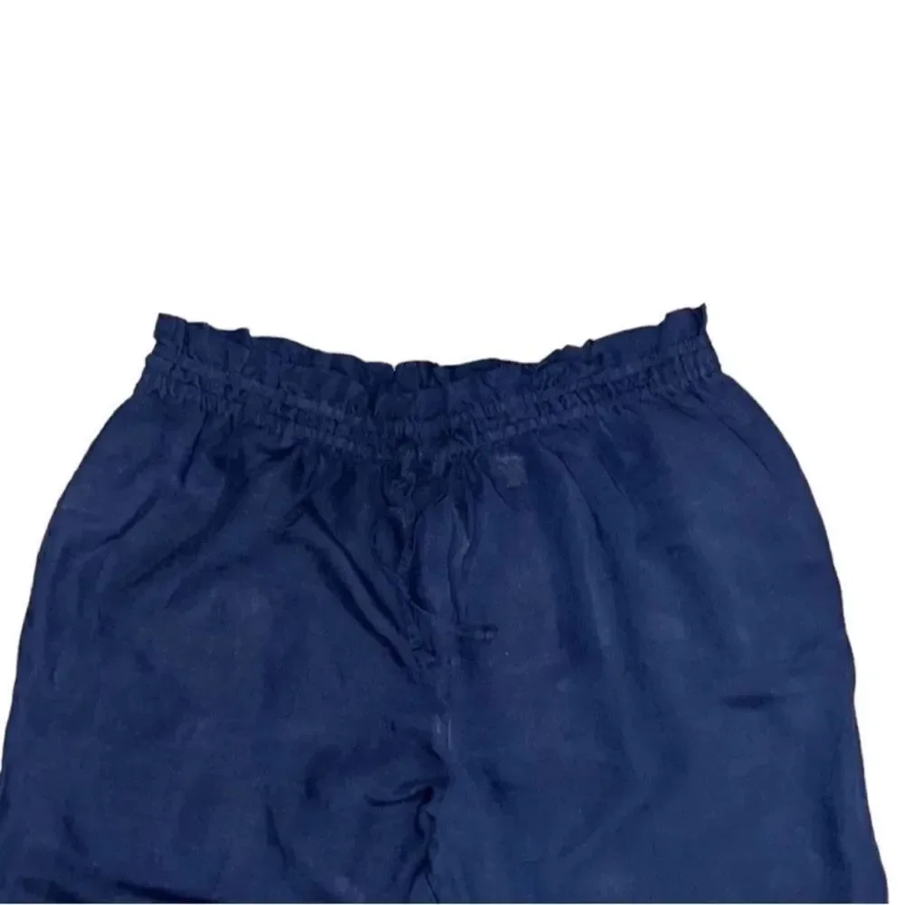 H&M Blue Linen Blend Pants(Size Small)